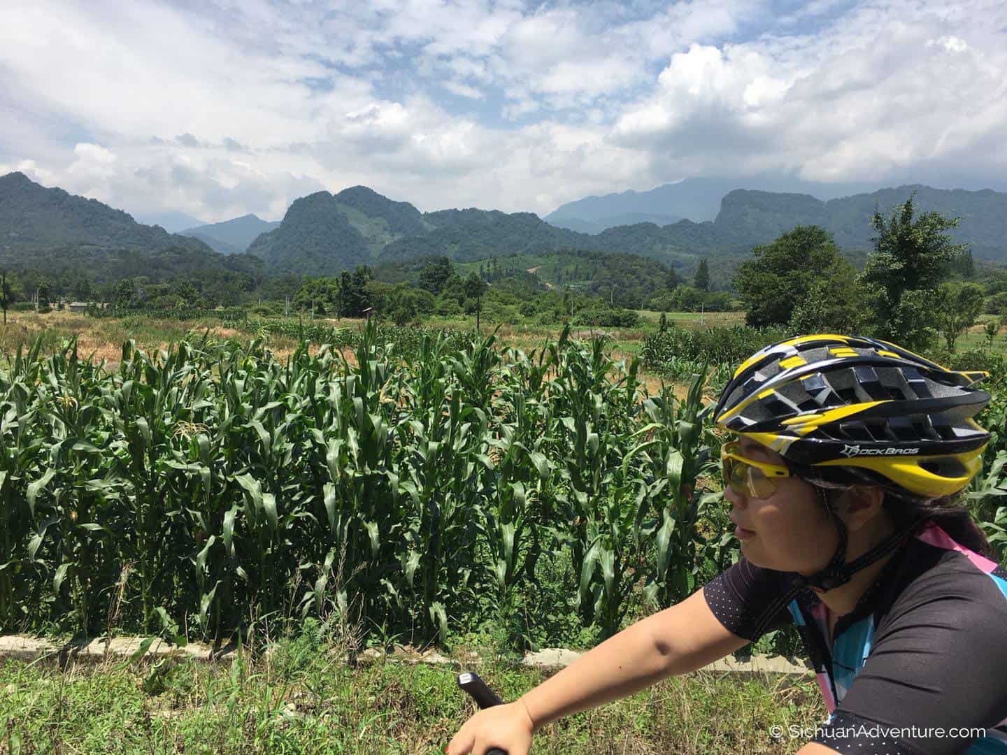 Biking Trails Between Panda Valley and Mount Qingcheng